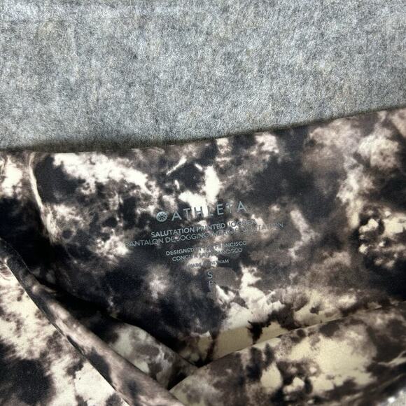 Athleta Pants Womens Small Salutation Printed Jogger Tie Dye Athleisure - Picture 9 of 10